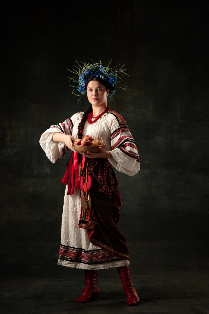 Ukrainian woman formal portrait