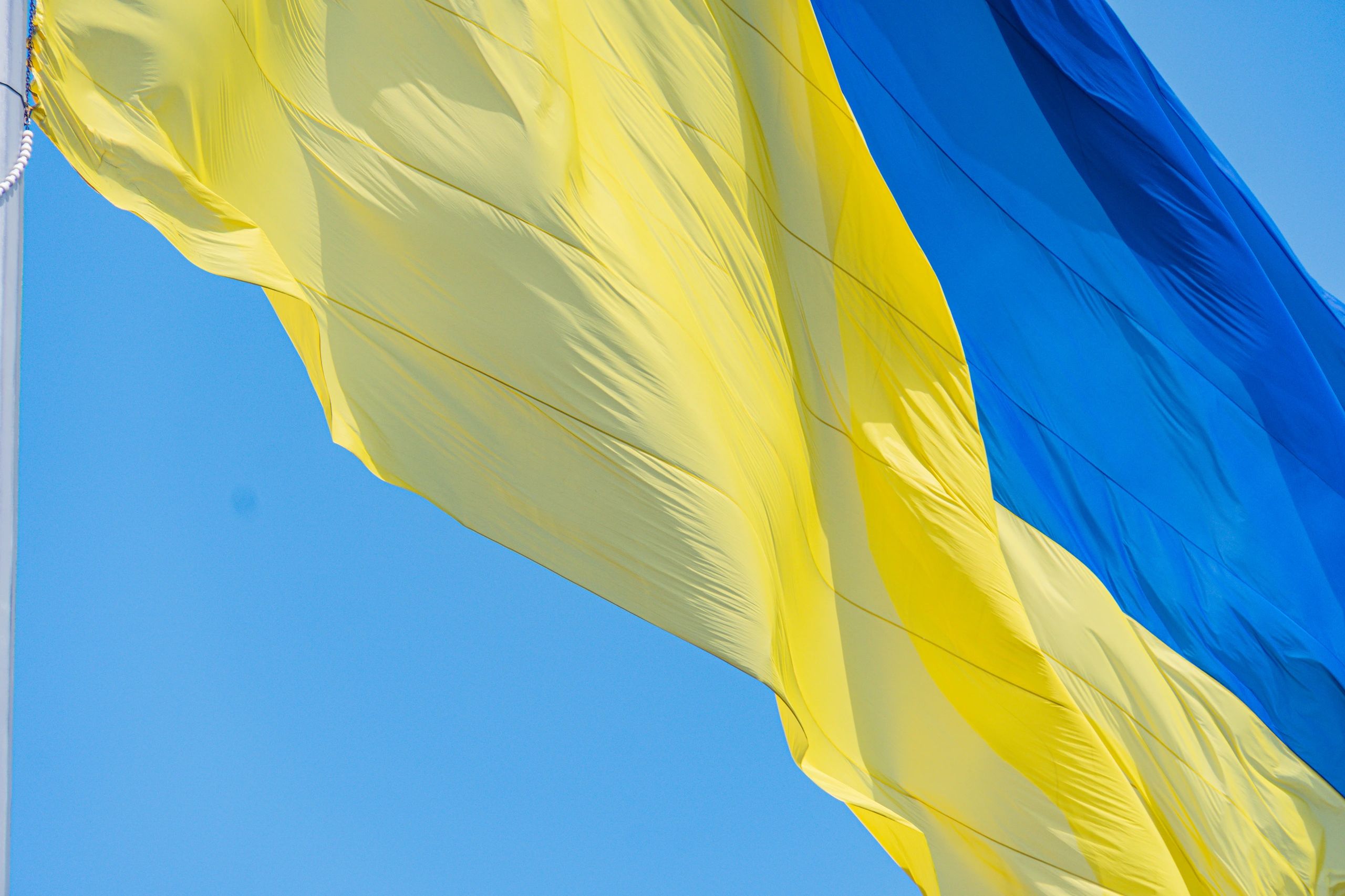 Ukraine flag modern